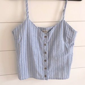 Sky blue Rhythm crop top